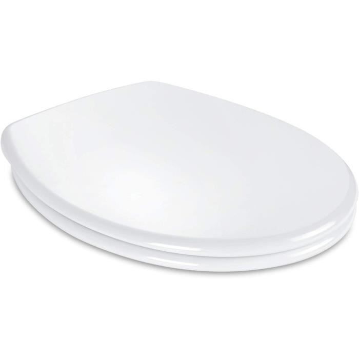 Abattant WC Aminolac TACKLIFE Siege de Toilette avec Frein de Chute Reduction du Bruit et Pare chocs Antiderapants Cuvette de 190 Cdiscount Bricolage