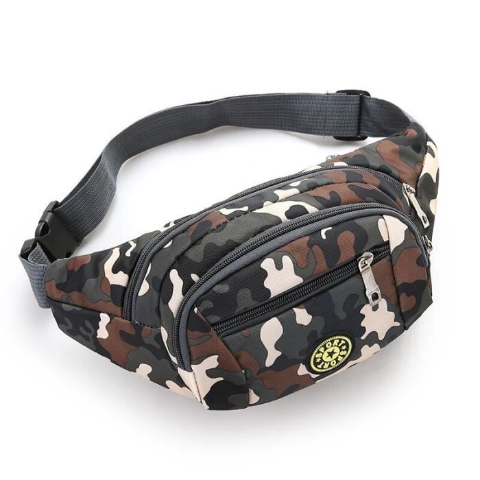 Sac Banane Unisexe étanche – Multi-poches, Ceinture Réglable 75-105 Cm, Pour Randonnée, Cyclisme, Voyage Et Ville