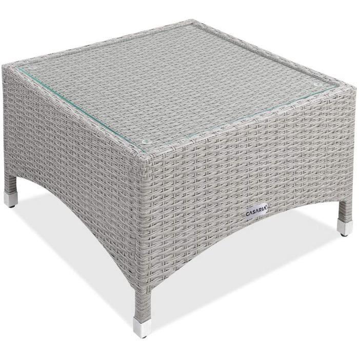 VidaXL Table De Jardin Plastique Multistore 2002 Résistante Aux Intempéries - 78 X 55 X 38 Cm Moka