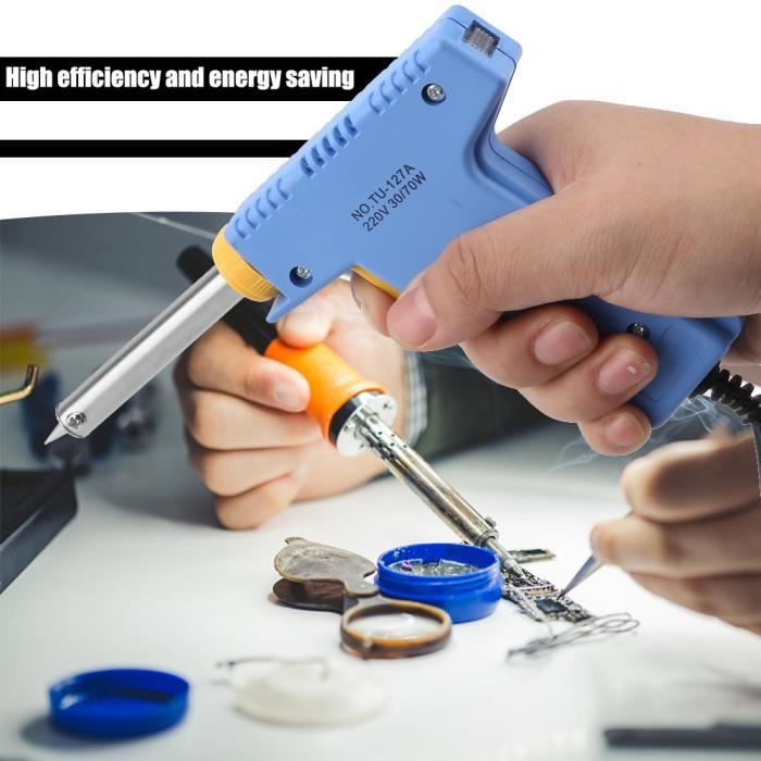 Pistolet à Souder Électrique TU-505B-300W - Fer à Souder Température Réglable 220V Prise UE - Haute Efficacité