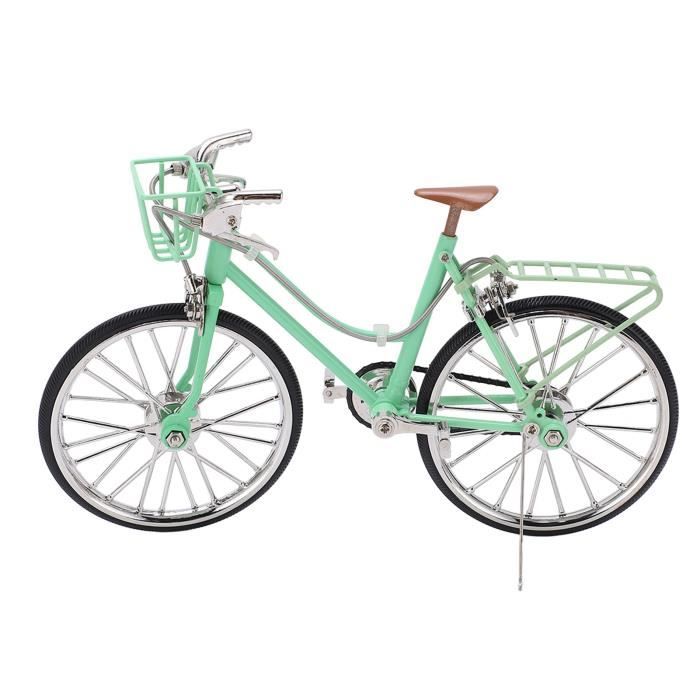 TMISHION Modèle de vélo noir grandes petites roues Design rétro alliage