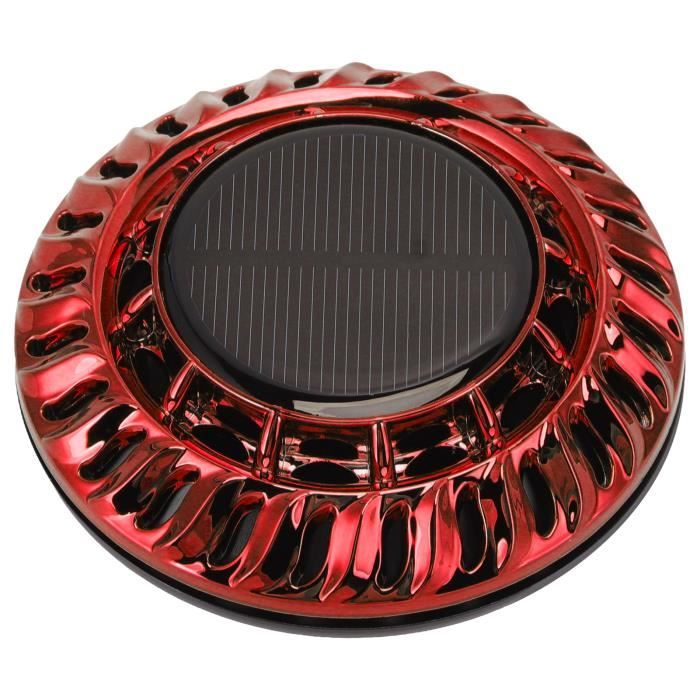 Diffuseur De Parfum Voiture Solaire - Forme Hélicoptère Rotatif - 10x6 Cm - Énergie Solaire Automatique