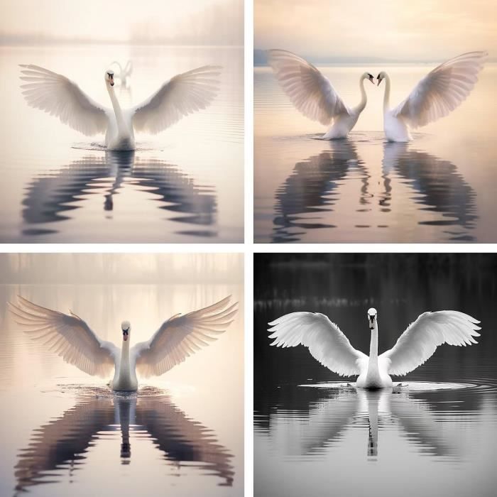 SHEGZHUC Diamond Painting 40x50cm Paysage Mer, Fleur Et Bateau - Kit Complet Broderie Diamant Point De Croix Pour Salon Chambre Murale Décor Artisanat