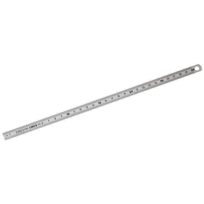 Réglet inox flexible 2 faces 300 mm FACOM 1051.300PB Maçonnerie 180° Longueur - vue 3