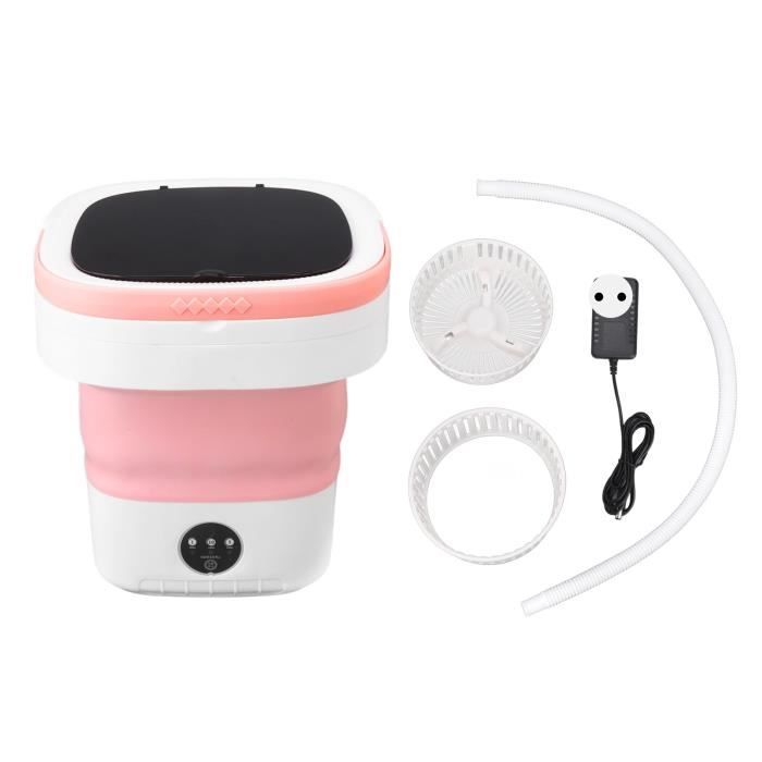 Machine à Laver Portable Pliable 6,5 L - Mini Laveuse Automatique Avec Essorage, Pour Voyage Et Petits Espaces