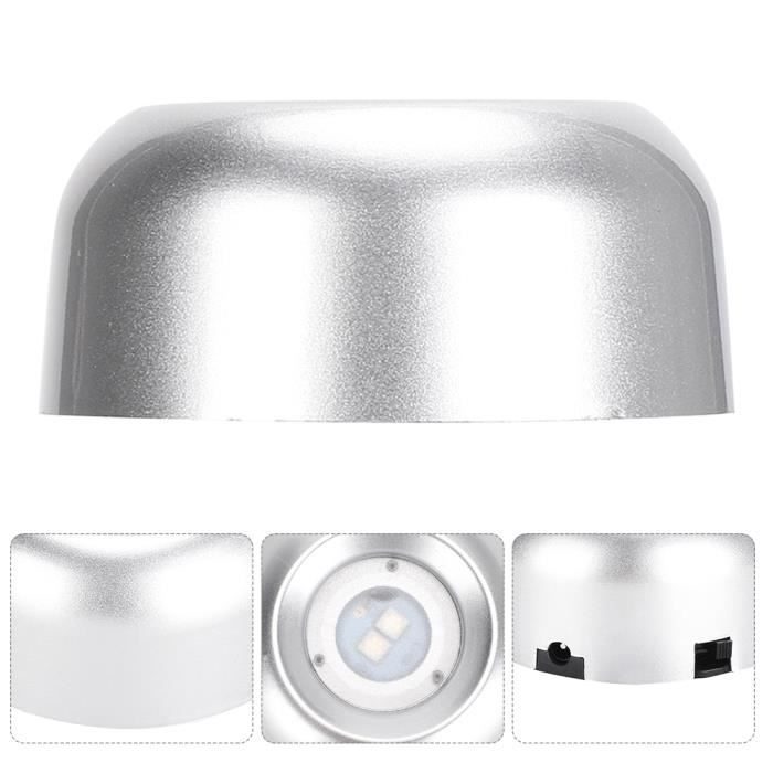 Lot De 4 Socles Lumineux LED En Bois – 15x4,5x1,5 Cm, Lumière Chaude, Alimentation USB