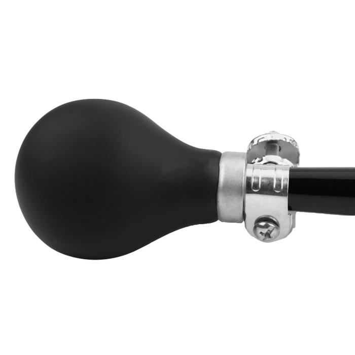 Garosa Sirène de vélo 2.2 pouces Vélo Vélo Hooter Portable Vélo Air Corne Bugle Ampoule Squeeze Anneau Noir