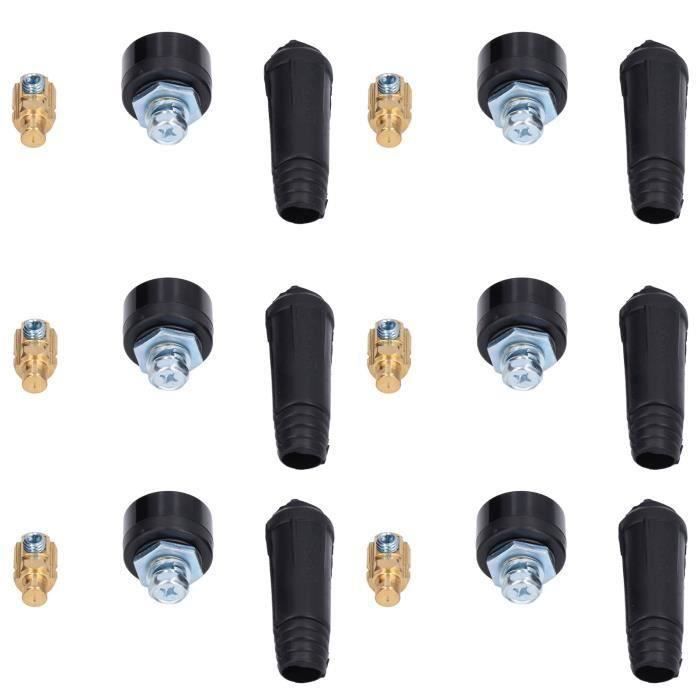 28 Pièces Adaptateur d'alimentation DC, KUOQIY 5.5x2.1 mm Femelle à