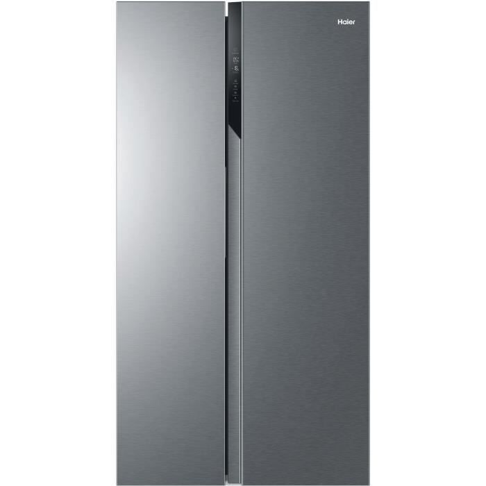Réfrigérateur américain - HAIER - SBS 90 Series 3 HSR3918FNPG - Classe F - 528 L - 177,5 x 90,8 x 64