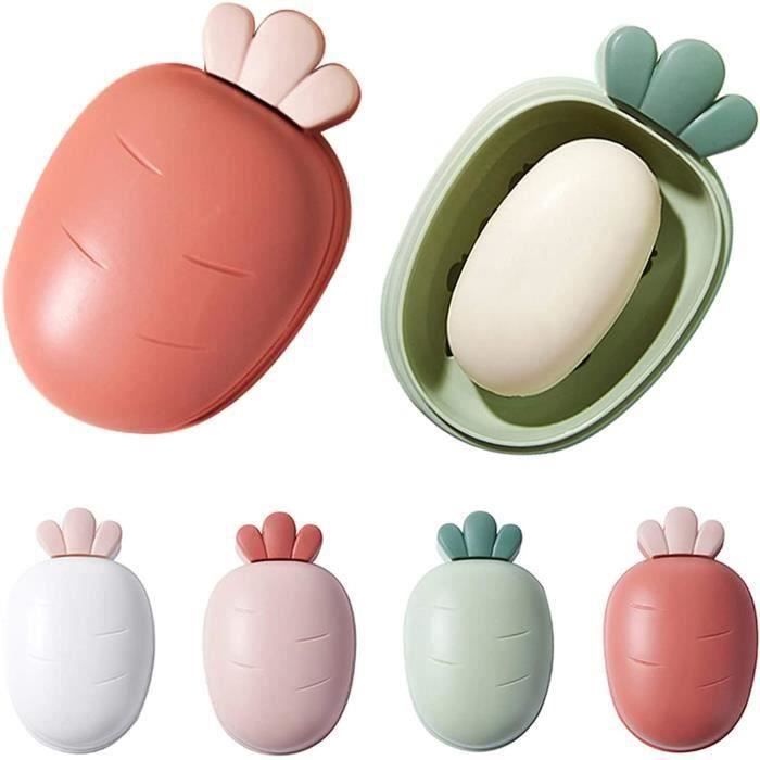 Boîte à Savon De Voyage étanche En Plastique Vert - Dimensions 9.5x8.5x3.5 Cm - Design Créatif - Neuf