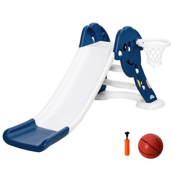 HOMCOM Toboggan pour Enfants de 3 à 6 ans Pliable Portable