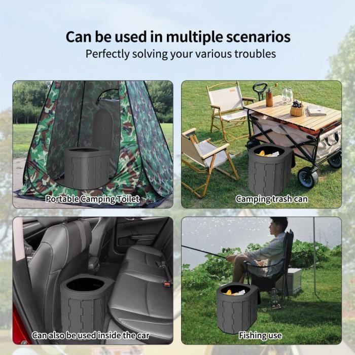 Toilette Portable Extérieure En Plastique, Pour Squat Temporaire - Neuve