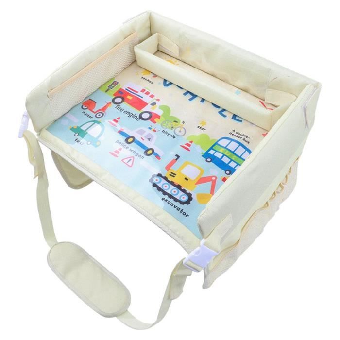 Plateau De Voyage Pour Enfants Lusso Gear Lot De 2 - Pour Siège Auto, Avion, Train - Noir