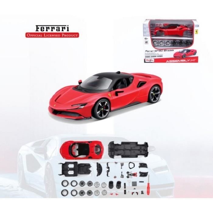 Miniatures montees Ferrari SF90 a monter 1 24 Maisto