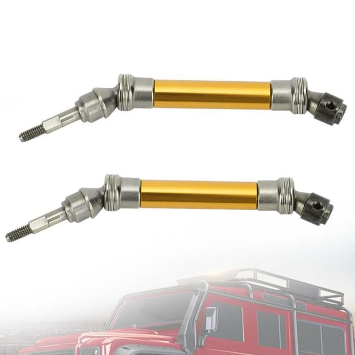 2 Pièces Arbre De Transmission Avant CVD En Acier Pour Wltoys 12428 1/12 – Métal, Usinage CNC, Facile à Monter