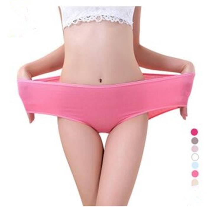 Fibre de bambou XXL sousvêtements féminins confort taille