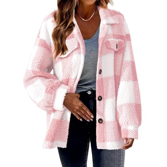 Veste polaire hotsell carreaux femme