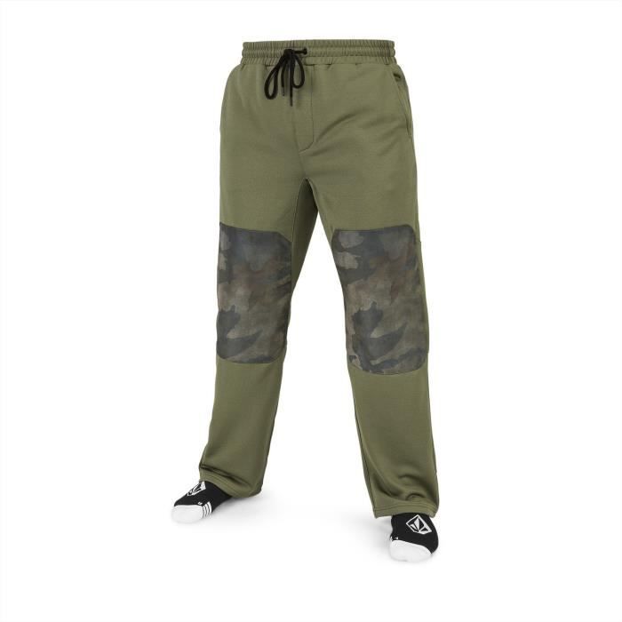Pantalon Polaire - VOLCOM - Tech Fleece - Vert - Homme - Poches zipp?�es Vert - Cdiscount Pr??t-?� 