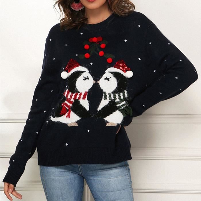 pull pingouin noel