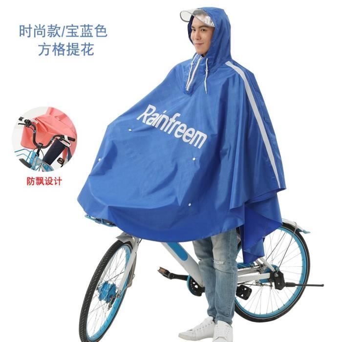 Femme Decathlon Poncho Vélo Imperméable Avec Bandes