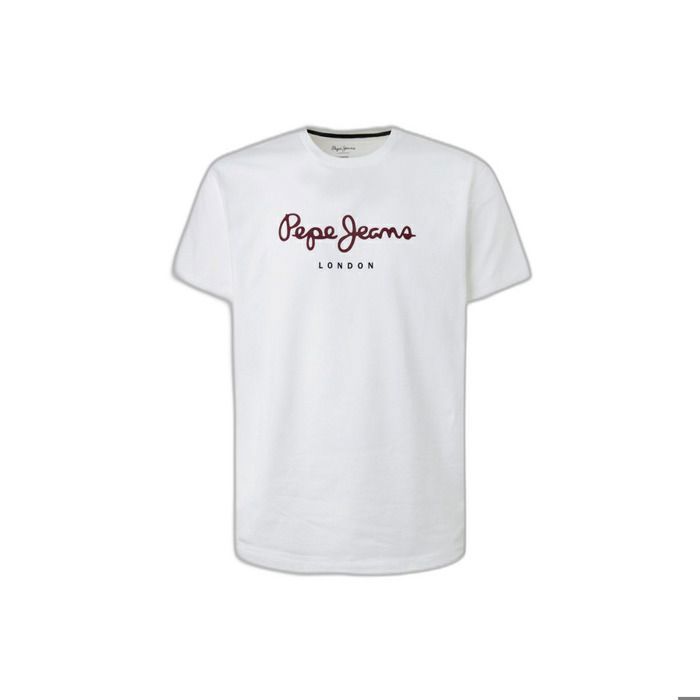 T-Shirt Pepe Jeans Eggo Blanc pour Homme