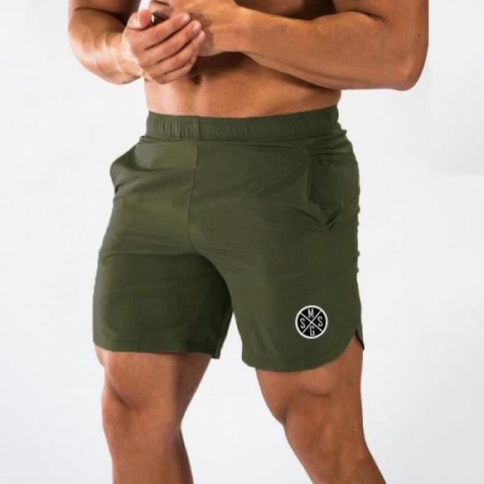 Short Homme Coton Lin - Bermuda Sport ÉTÉ - Plage Jogging Respirant - Take Idea