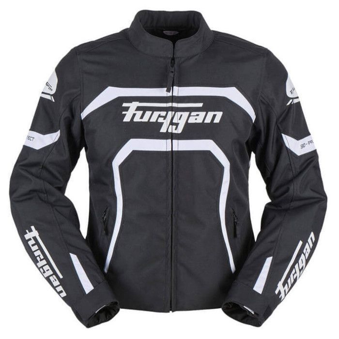 Blouson moto femme Furygan Mystic Evo - noir/blanc - XL