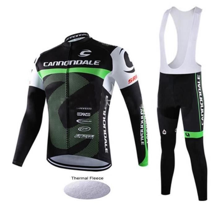 Cycliste Homme Pantalon Cycliste Hiver Santic - Collant Polaire Homme Pour VTT - Noir Respirant Vêtement Cyclisme Confort