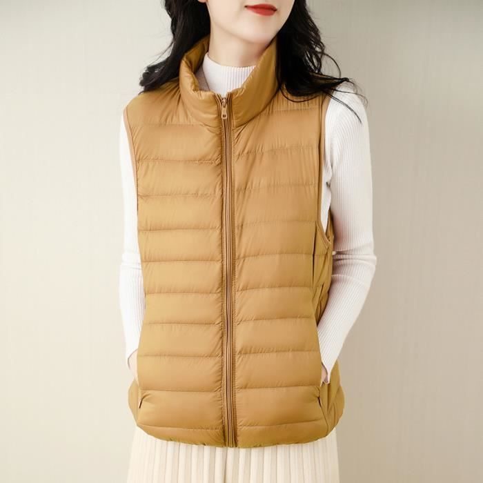 Doudoune ultra light clearance femme sans col