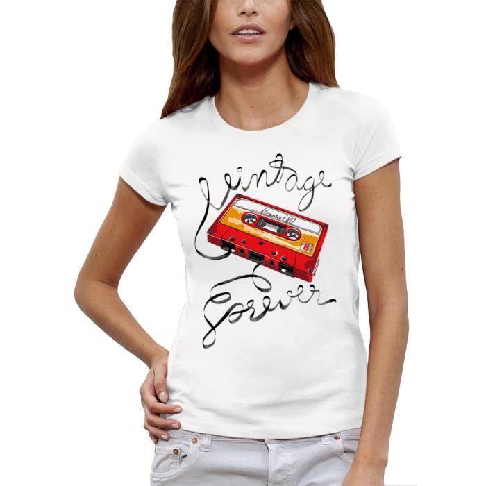 T shirt année 80 femme best sale
