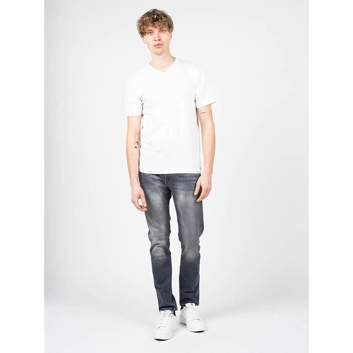 Chemise Garçon Pepe Jeans UK Taille 6 - Blanche En Coton - Manches Longues - Occasion Très Bon état