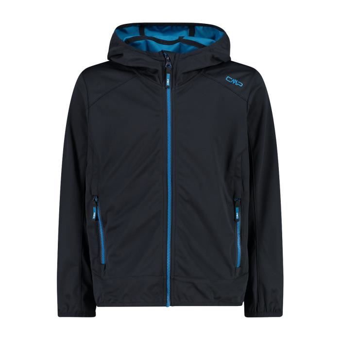 Veste à capuche enfant CMP - antracite-reef/bleu - 14 ans