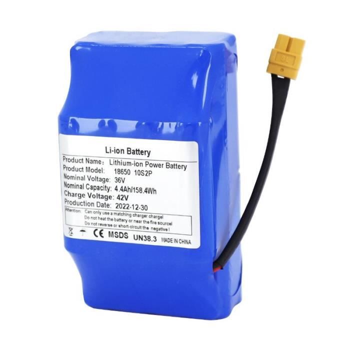 Batterie externe P2R pour trottinette Xiaomi 4,4Ah Bleu