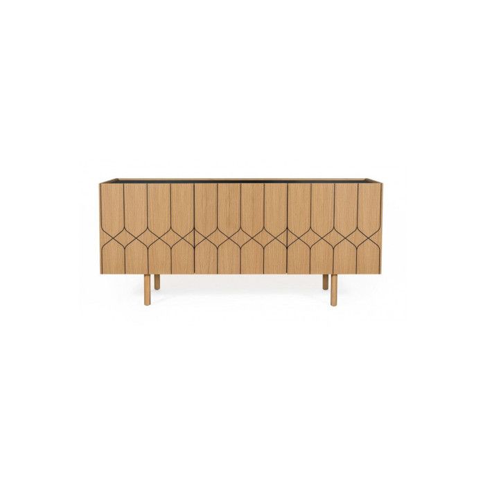 Buffet Design en Bois Massif Porto II 175cm Chêne Buffet Design en Bois Massif Porto II 175cm Chêne