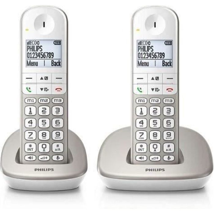 Téléphone Sans Fil Philips XL4902S-22 1,9\