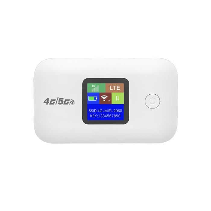 Routeur WiFi portable PRUMYA – Modem sans fil 150Mbps – Batterie 3000mAh – Fente pour carte EpiCard – 4G