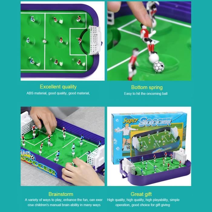 Pwshymi Jeu de babyfoot Jeux de Football de Table, jeu de société de
