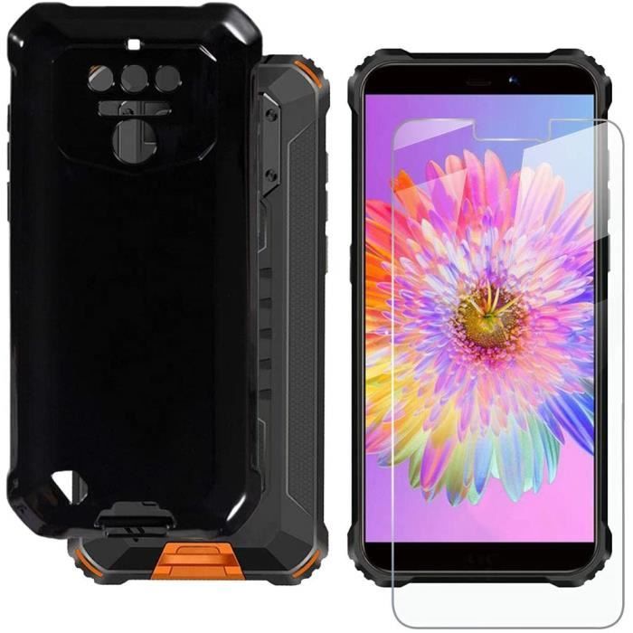 Housse Livre Pour Oukitel WP5 Pro - Protection Complète Rouge/gris, Avec Portefeuille Et Pare-chocs Inclus !
