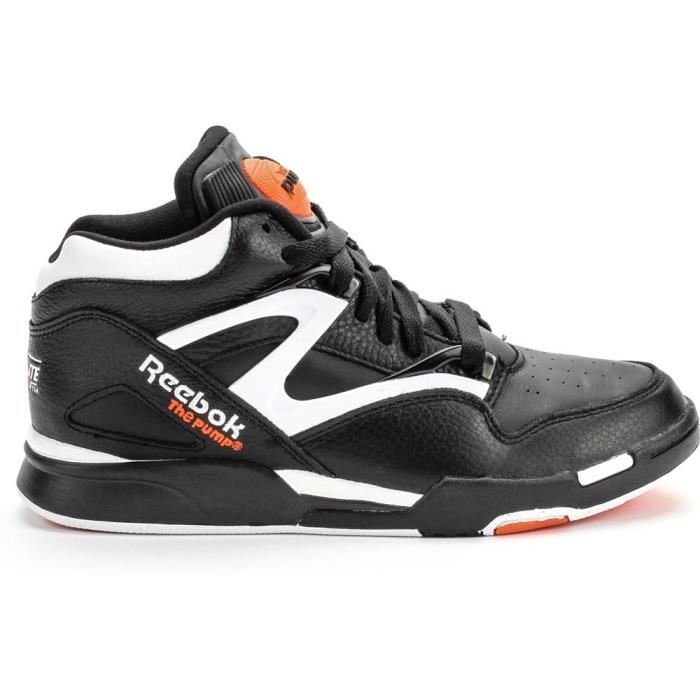 reebok pump blanche et noir