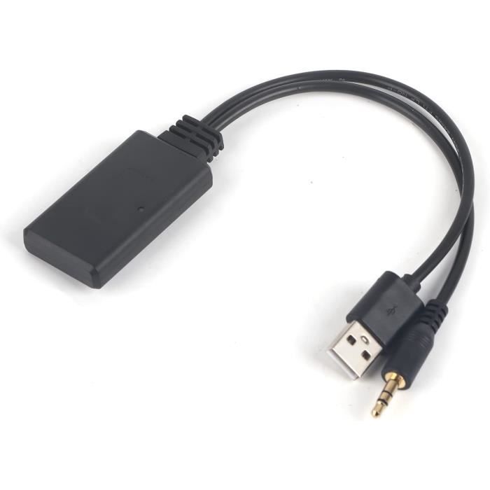 Adaptateur Audio 3,5 Mm Vers USB 2.0 – Blanc, Lot De 3, Pour Voiture Ou MP3