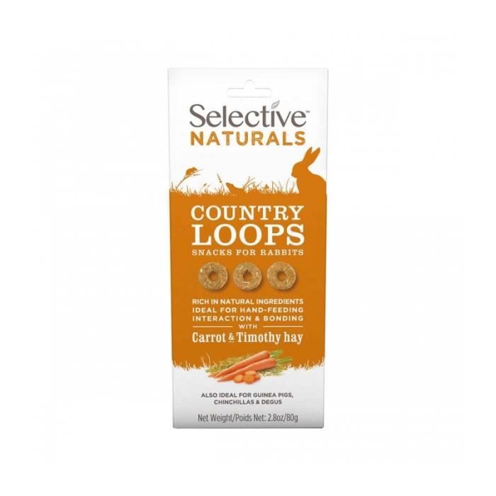 Comparer les prix de Selective Naturals Country Loops Fleole Carotte - Lot De 4 Boîtes De 80g
