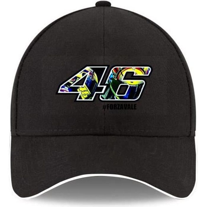 Casquette VR46 Valentino Rossi Officielle - Rouge Foncé, Coton Suédé, Réglable, Neuve