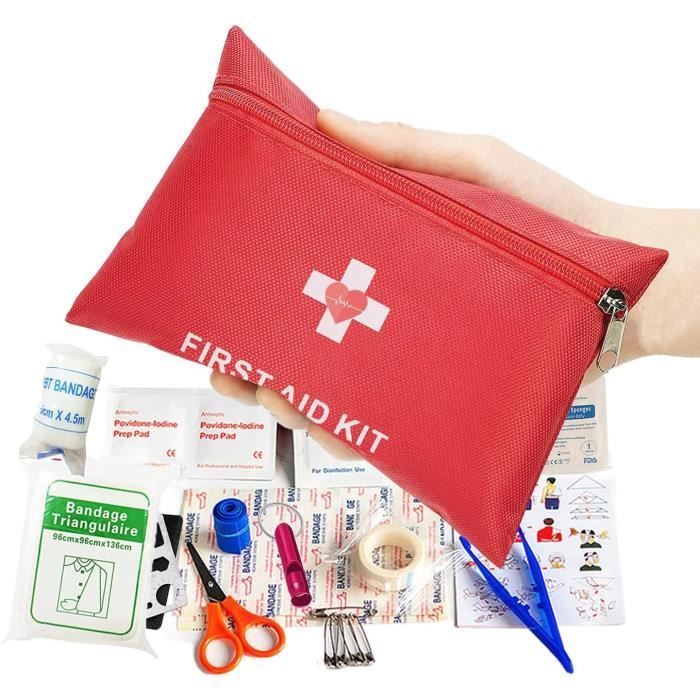 Grosse Trousse De Secours 280 Pièces – Kit De Survie Pour Camping Et Randonnée