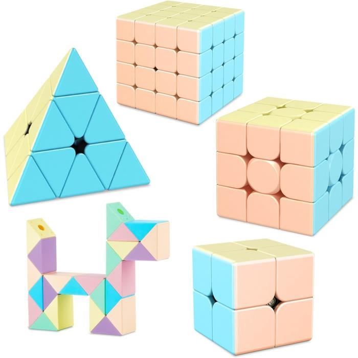 TRENDHAUS 406750 - Mini Zauberwürfel Set, 9 Stück, Magische Würfel, je 3 x 3 x 3 cm, Speedcube als Mitgebsel für Kindergeburtstag TRENDHAUS 406750 - Mini Zauberwürfel Set, 9 Stück, Magische Würfel, je 3 x 3 x 3 cm, Speedcube als Mitgebsel für Kindergeburtstag