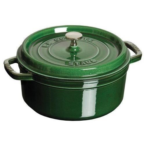Staub Fonte Cocotte Ronde Majolique Basilic 24 cm 1102485