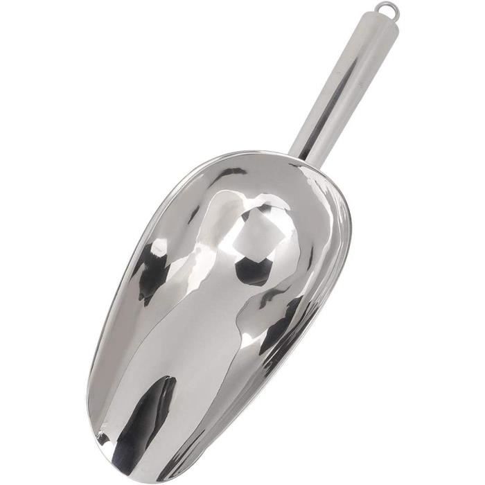Cuillère à Glaçons En Métal Argenté, Design épuré – L'accessoire Bar Qui A Du Style !