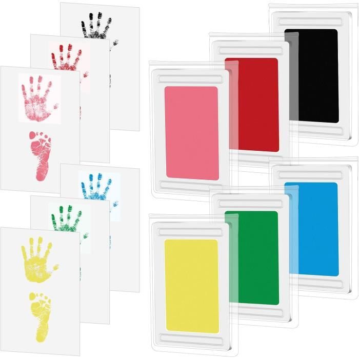 colozoo Peinture au Doigt Bébé - Set Peinture Lavable Tout-Petits 8x100ml | Empreintes de mains et pieds, formule à base d'eau, certifiée EN71, 6 colozoo Peinture au Doigt Bébé - Set Peinture Lavable Tout-Petits 8x100ml | Empreintes de mains et pieds, formule à base d'eau, certifiée EN71, 6