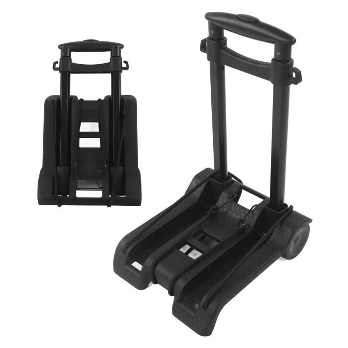 Chariot De Transport Pliable 120 L - 100 Kg, Roues Tout-terrain, Poignée Réglable, Pour Plage, Camping, Courses
