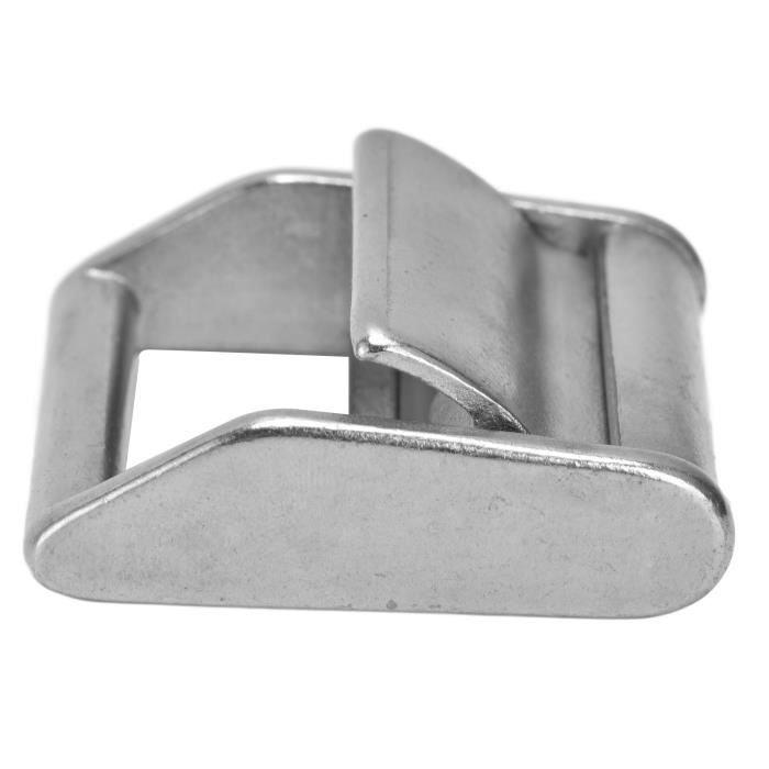 Lot De 2 Boucles à Came Métalliques 45 Mm - Alliage De Zinc, Noires - Pour Sangles De Fixation, Bagages, Sacs à Dos