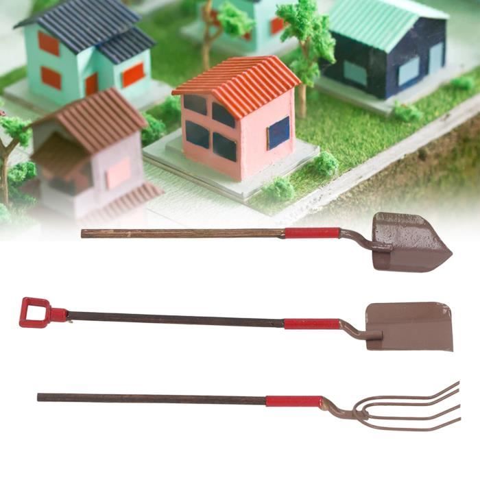 Outils d'agriculture pour maison de poupée 1:12 Miniature Dollhouse